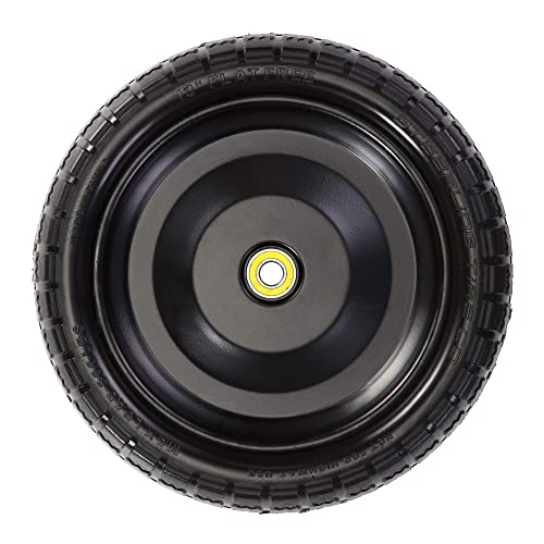 13” FlatFree Wheelbarrow Tires Includes 4 Replacement Wheels, Cotter Pins and Washers Easy