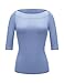 Regna X Re-Stock Love Coated Womens Boat Neck Soft and Stretchy T-Shirt Top(Plus