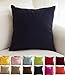 TangDepot Handmade Decorative Solid 100% Cotton Canvas Throw Pillow Covers/Pillow Shams, (14