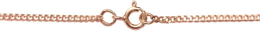ROSE GOLD VERMEIL Sterling Silver Pendant Chain 1.75mm WIDE Heavier Weight