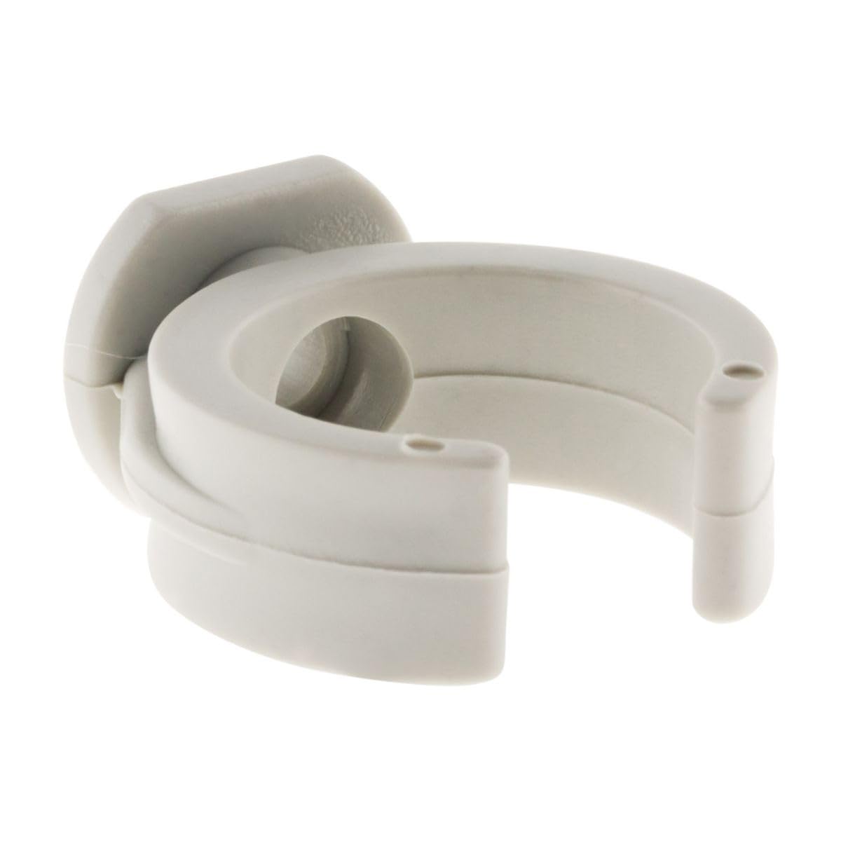 Zenitech - Pack of 15 Clips - Quick and Strong Fixing Without Dowels - Grey - Diameter 16 mm