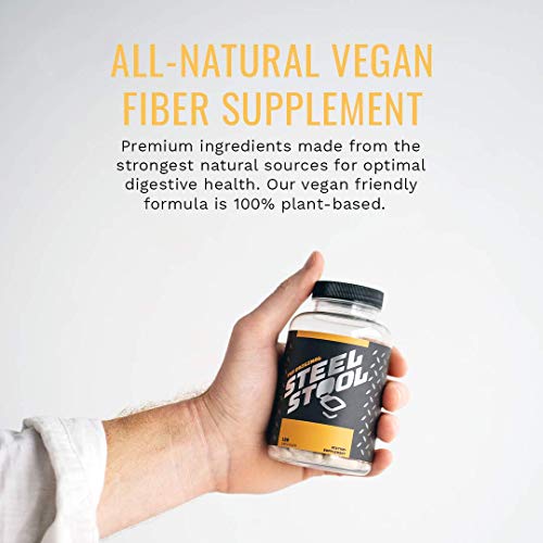 Steel Stool Fiber Supplement for Men with High Protein Diets All