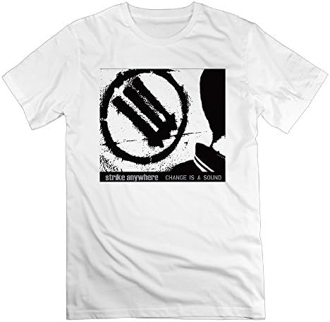 Men's Strike Anywhere Change Is A Sound Cool O-neck T-shirt Short Sleeve
