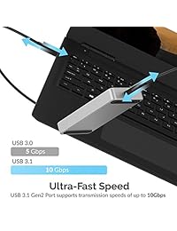 Sabrent Rocket Pro 2 TB NVMe USB 3.1 SSD externa de aluminio (SB-2TB-NVME)