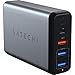 Satechi Type-C 75W Travel Charger with USB-C PD Fast Charge, Quick Charge 3.0 - Compatible with 2019 MacBook Pro, 2018 MacBook Air, 2018 iPad Pro, iPhone 11 Plus Max/11 Plus/11 primary