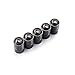 TK-KLZ 5Pcs Chrome Car Wheel Tires Valve Stem Caps for Lamborghini Aventador Huracan Urus LM002 Diablo Murcielago Gallardo Reventon Decorative Accessories