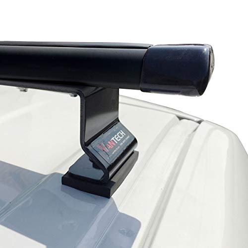 Vantech J1000 2 Bar for Nissan NV200 ladder roof rack 2013-On, Black