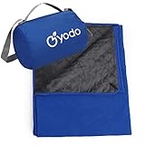 yodo Outdoor Waterproof Blanket with Warm Fleece, Windproof for Camping, Stadium, Picnic, Festival, Sports Events, Concerts, Dog, Beach 79 x 58 inches-Machine Washable