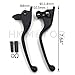 HONGK- Parts Black Brake Clutch Hand Levers Compatible with 2008-2013 Touring and Trike Models 2014-later FLHR and FLHRC (Does NOT fit Models Equipped with Hydraulic Clutch) [B01BI7ZUDK]