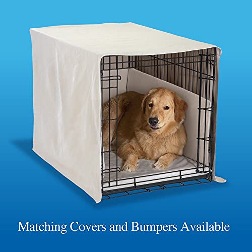 matching dog crate bed