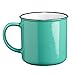 Turquoise Scripture Bubble Ceramic Mug: Philippians 4:4