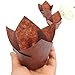ATPWONZ 200pcs Tulip Style Baking Cups Muffin Cupcake Liner Unbleached Brown Baking Paper Cups for Parties Weddings Anniversaries