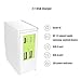 USB Charger, Tonicstar USB Type C Charger with Foldable Plug USB Wall Charger with Smart IC Technology White