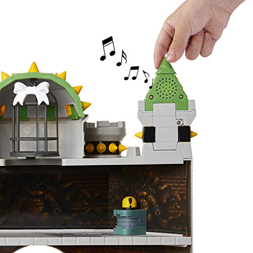 Super Mario Nintendo Deluxe Bowser's Castle Playset with 2.5