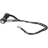 EzyDog Cujo, Short Shock Absorbing Bungee Dog Leash - 25", Black | 6 Inches of Stretch, Short Leash Gives More Control Over Heavy Pullers, Pyramid Pull System, Comfortable Handle