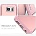 WeLoveCase Galaxy S7 Case, Heavy Duty High Impact Defense Shield Hard PC Outer Shell with Inner Soft Rubber Hybrid 3 in 1 Combo Full-Body Armor Protective Case for Samsung Galaxy S7 Rose Gold