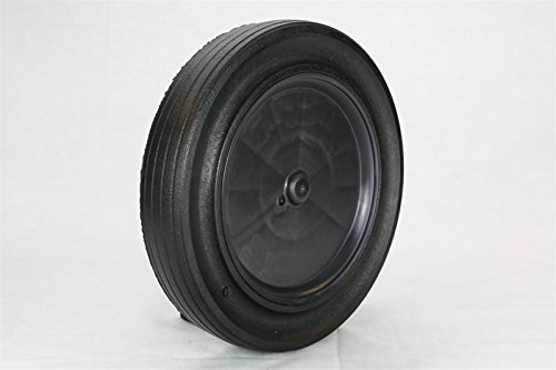 Roll-Tech 12"x2" SnapLock Trash Can Wheel with 4" Offset & 7/8 Bore - Thumbnail 3