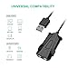 Mailiya USB Sound Card Audio Adapter External Stereo Sound Adapter with 3.5mm Headphone and Microphone Jack for Windows, Mac, Linux, PC, Laptops, Desktops, PS4