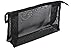 2 Piece Assorted Size Cosmetics See Through Make Up Bag/Organizer, Mesh Travel Accessories Organizer (2L-Black)