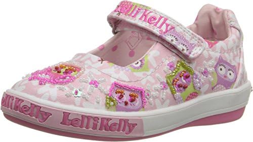 Lelli Kelly Kids Girl's Owls Dolly (Toddler/Little Kid) Pink Fantasy Sneaker 27 (US 9.5 Toddler) M