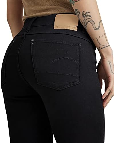 Donna Lhana Skinny Jeans, Nero (pitch black D19079-B964-A810), 30W / 32L