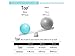 Top Balance Anti-Burst Exercise Ball (Green, 65cm), Extra Thick Construction Supports up to 1000 lbs, Used for Fitness/Yoga/Ball Chair/Birthing with Easy to Inflate Foot Pump (Office & Home & Gym)