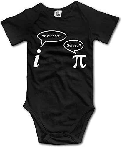 Infant Be Rational Get Real Imaginary Pi Math 2016 Cute Baby Onesie Bodysuit