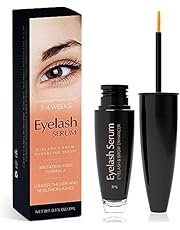 Natural Vine Eyelash and Brow Growth Serum, Irritation Free Formula, Guaranteed Results in 3-4 Weeks for Longer, Thicker, and Fuller Eyelashes