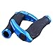 BONMIXC Bike Grips Ergonomic Non-Slip Mountain Bike Grips with Horns Bicycle Grips Shock Absorption Aluminum Alloy Rings Locking