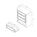South Shore Savannah 4-Drawer Chest Pure White, Coastal