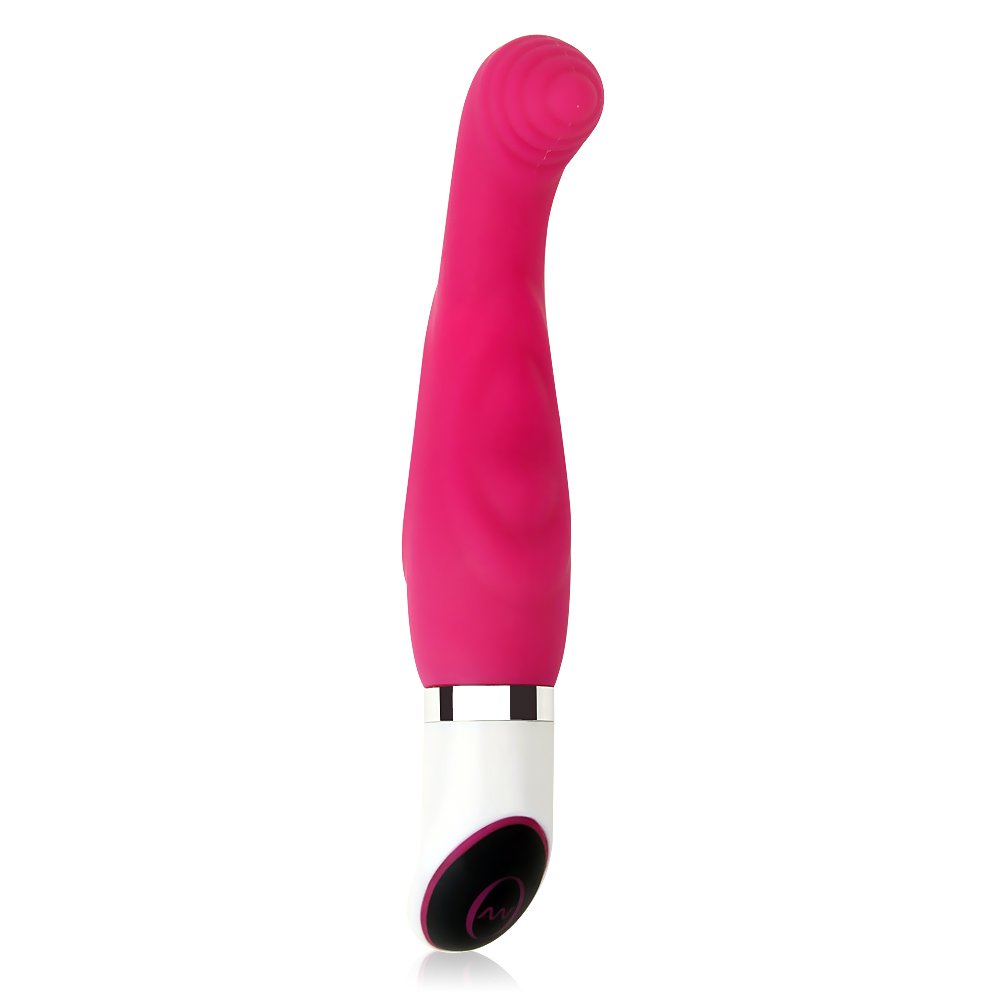 Vibrator Loveryoyo King Powerful Mini G-Spot Vibrator - 10 Stimulation Modes - Made of Medical Grade Silicone (Rose Pink)