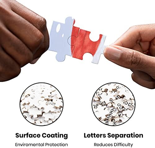 500-piece puzzle featuring a whimsical illustration of an angel holding a heart, set against a vibrant background.