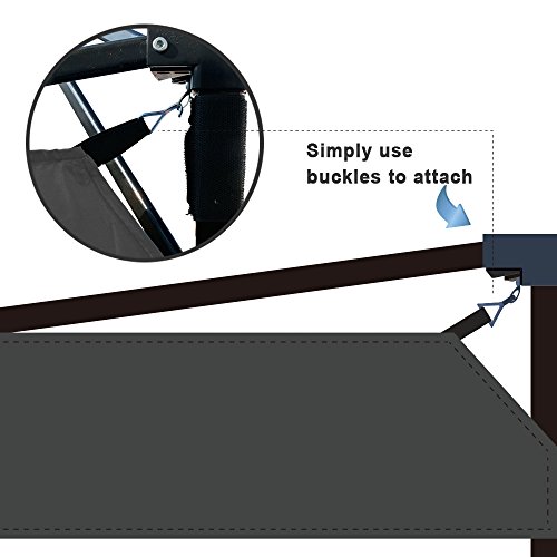 Leader Accessories Mesh Screen Zippered Wall Panels for 10' x 10' Canopy (Tent Walls Only, Frame