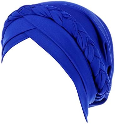 Fxhixiy Hijab Braid Silky Turban Hats for Women Cancer Chemo