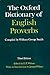 The Oxford Dictionary of English Proverbs by 