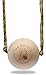 Oh Ball Premium Massage Ball Roller-Effective Plantar Fasciitis Foot Pain Relief,Trigger Point Deep Tissue Myofascial Muscle Release,100% American Natural Organic Maple Hardwood with Paracord Handles
