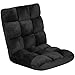 Best Choice Products 14-Position Memory Foam Folding Adjustable Gaming Floor Sofa Chair for Living Room, Bedroom, Black