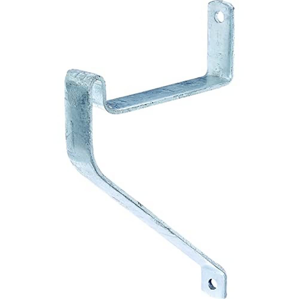GAH-Alberts 802202 Ladder Hook Two-Piece Set Raw Steel Hot-Dip Galvanised Depth 150 mm x Angle Length 210 mm x Height 275 mm