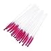 Makeup Brush , Sandistore 50pcs Disposble Eyelash Brush Mascara Wands Makeup Cosmetic Tool (Hot Pink) by Sandistore