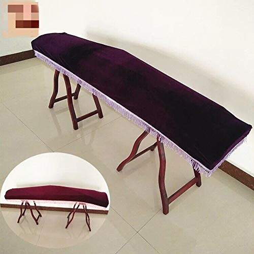Yobeyi Gold Velvet Guzheng Dust Cover Piano Cover Guzheng Famous Musical Instrument Accessories (purple) - Thumbnail 6