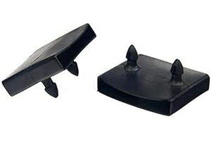 NANSHINE 20PCS 62.5-63.5mm Replacement Bed Slat Holders Kits Bundles Plastic Centre Caps Holders, Width 63mm x Height 9 mm (Inside Dimension)