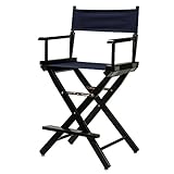 Casual Home 24" Director's Chair Black Frame-with