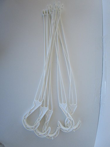 Replacement 3 Strand Plastic Hangers for 10" Hanging Baskets - Set of 5