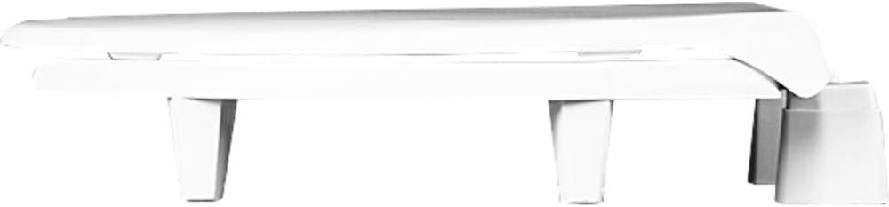 BEMIS Independence 7YE82350TC 000 Open-Front Elevated/Raised Toilet Seat with 3" Lift, ELONGATED, White - - 