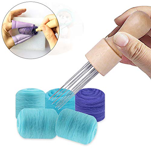 image for 95Pcs Needle Felting Kit MIUSIE Abundant Wool Felting Supplies with 90