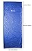 Vumos Sleeping Bag Liner and Camping Sheet - Silk Like Material for Travel - Has Full Length Zipper - Blue