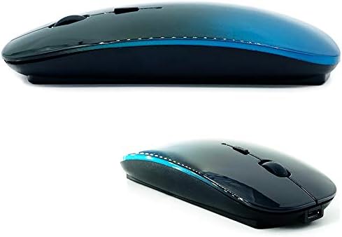 Bluetooth Mouse for MacBook pro/MacBook air/iPad/Laptop/iMac, Wireless Mouse for MacBook pro MacBook Air/iMac/Laptop/Notebook/pc (BT/A Turquoise-Black)
