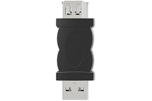 Firewires to USB Adapter Converter with IEEE1394 6Pin Female and Male Connectors Easy Connecting to