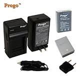 Progo Battery and Charger Kit for Olympus BLN-1, Olympus OM-D EM-5, 1600mAh, Retail Pack.