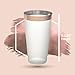 Rose Gold Plastic Cups | 16 oz. 50 Pack | Hard Clear Plastic Cups | Disposable Party Cups | Fancy Wedding Tumblers | Nice Rose Gold Rim Plastic Cups | Elegant Decoration Cups | Plastic Tumblers Bulk